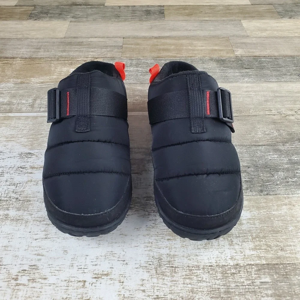 Chaco Ramble Puff Mens Clogs Sz 9.5 Comfort Black Quilted Round Toe Slip On
